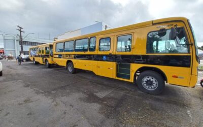 Transporte escolar ganha reforço com a aquisição de quatro novos ônibus pela Prefeitura de Alagoinhas