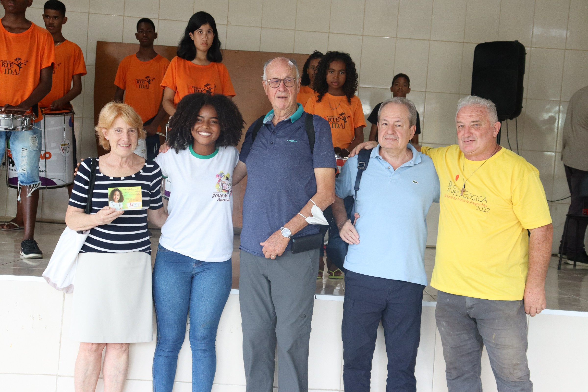 Visita da Fundação Dr. Marcello Candia para vistoriar as intalações após obra de reforma da pama