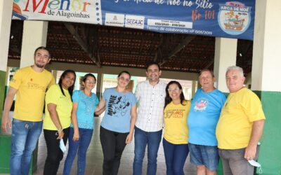 Visita do Secretário da Educação de Alagoinhas a PAMA